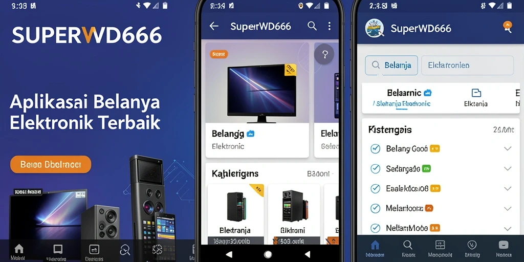 Tampilan antarmuka aplikasi SUPERWD666 yang menarik dan fungsional.